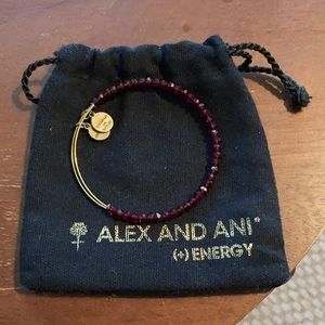 Alex and ani red crystal bangle